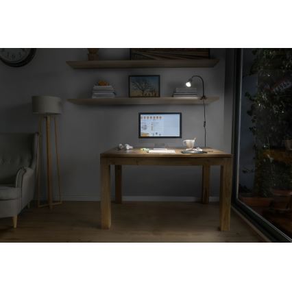Osram - Lampa s klipem CLIP TUBE FLEX 1xGU10/5W/230V černá