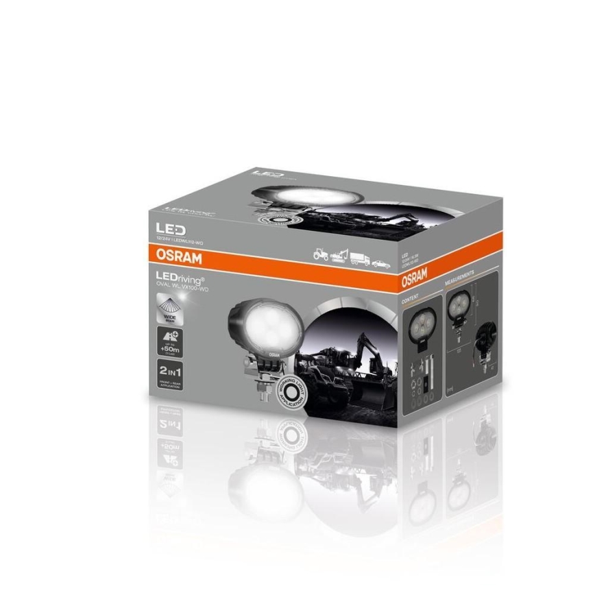Osram - LED Bodové svítidlo pro automobil OVAL WL VX100-WD LED/17W/12/24V IP69 6000K