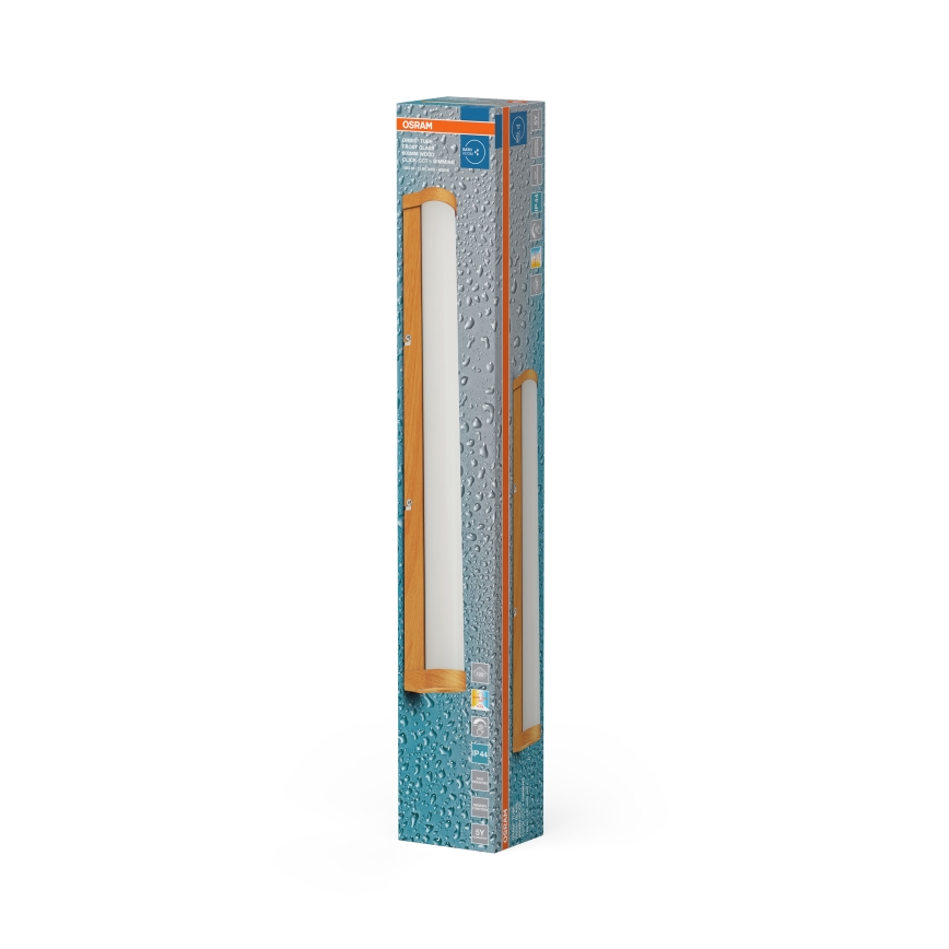 Osram - LED Stmívatelné koupelnové osvětlení zrcadla ORBIS TUBE LED/12W/230V 3000/4000K 60 cm IP44 hnědá