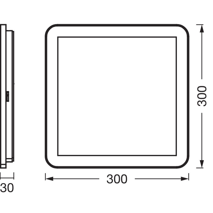 Osram - LED Koupelnové stropní svítidlo ORBIS DISC LED/22W/230V 3000/4000K 30x30 cm IP44 bílá
