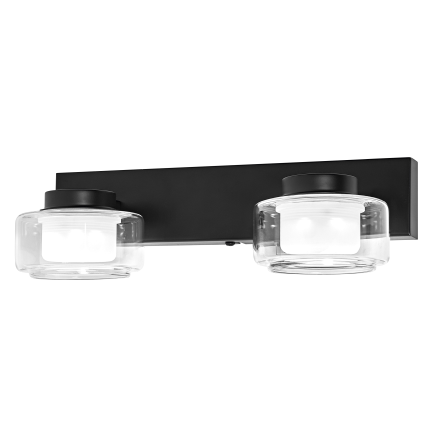 Osram - LED Koupelnové nástěnné svítidlo ORBIS FLAME 2xLED/5,5W/230V 3000/4000K IP44 černá