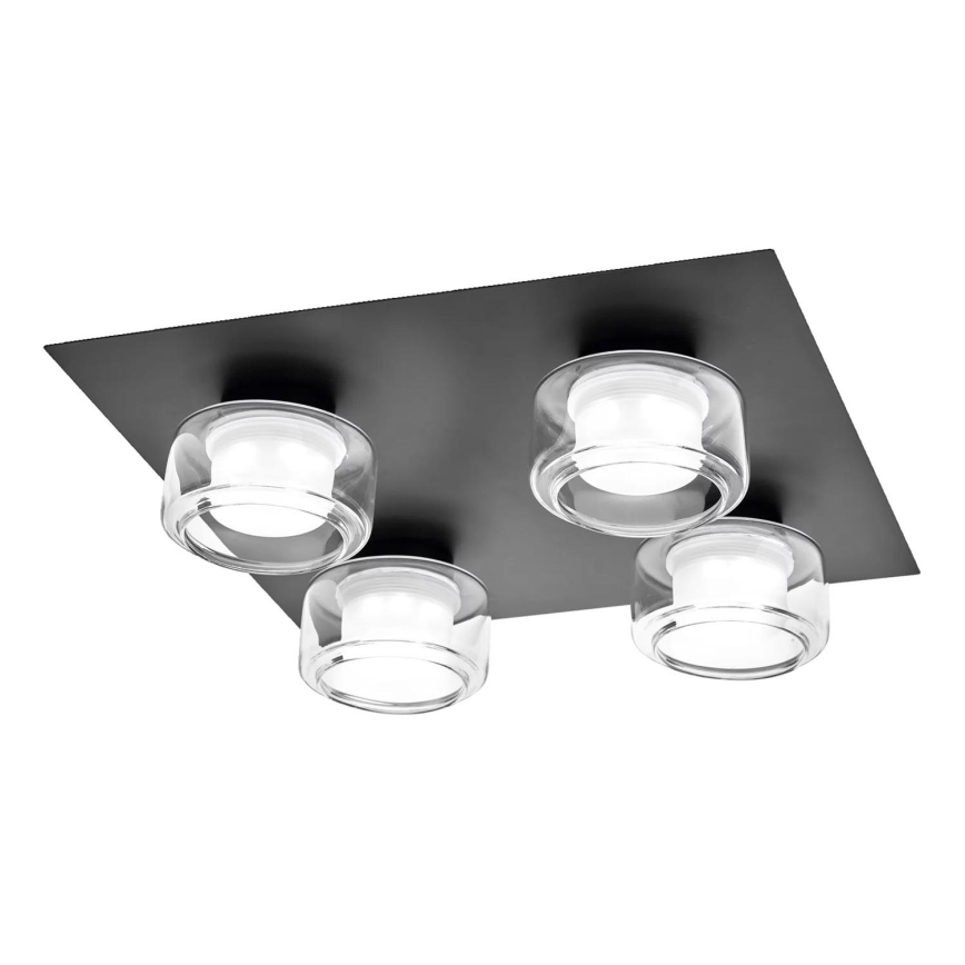 Osram - LED Koupelnové stropní svítidlo ORBIS FLAME 4xLED/5,5W/230V 3000/4000K IP44 černá