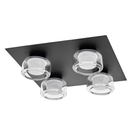 Osram - LED Koupelnové stropní svítidlo ORBIS FLAME 4xLED/5,5W/230V 3000/4000K IP44 černá