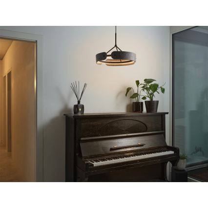 Osram - LED Lustr na lanku DECOR CURVE LED/33W/230V šedá