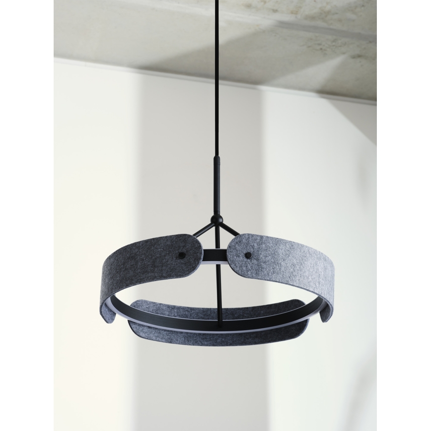 Osram - LED Lustr na lanku DECOR CURVE LED/33W/230V šedá