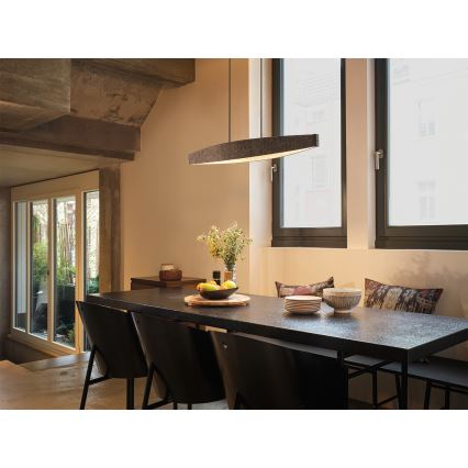 Osram - LED Lustr na lanku DECOR FLAT LED/23W/230V šedá