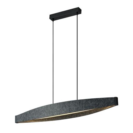 Osram - LED Lustr na lanku DECOR FLAT LED/23W/230V šedá