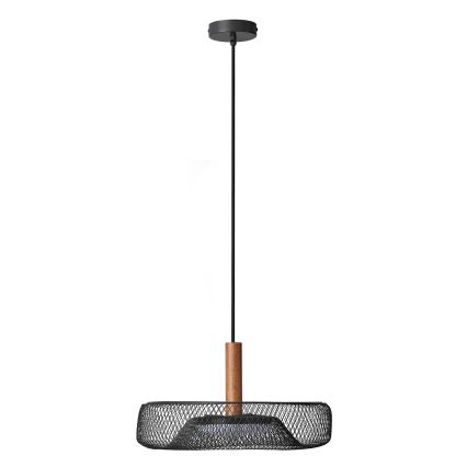 Osram - LED Lustr na lanku DECOR MESH LED/18,5W/230V pr. 40 cm černá/kaučukovník