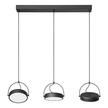 Osram - LED Lustr na lanku DECOR PUCK 3xLED/12W/230V CRI 90 černá