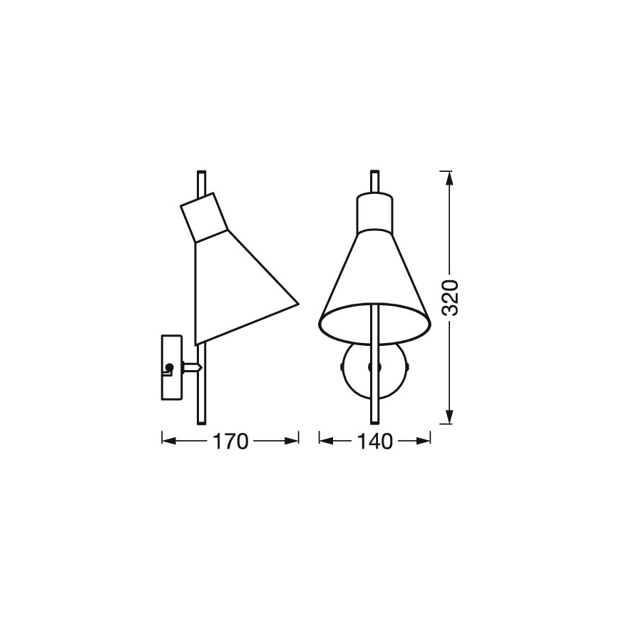 Osram - LED Nástěnná lampa DECOR TOKIO LED/5W/230V černá