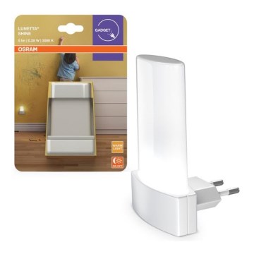 Osram - LED Noční světlo se senzorem LUNETTA LED/0,28W/230V 3000K