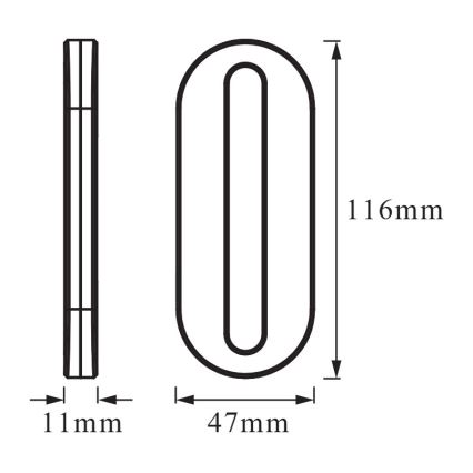 Osram - LED Orientační svítidlo se senzorem pohybu MOBILE LED/0,5W/3,7V 330 mAh CRI 90 bílá