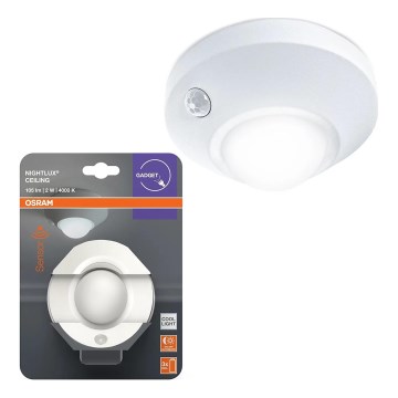 Osram - LED Orientační svítidlo se senzorem NIGHTLUX LED/2W/3xAA bílá