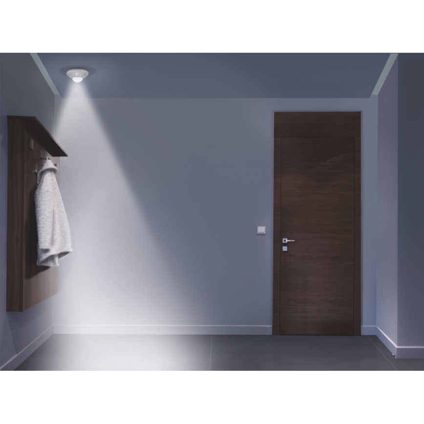 Osram - LED Orientační svítidlo se senzorem NIGHTLUX LED/2W/3xAA bílá