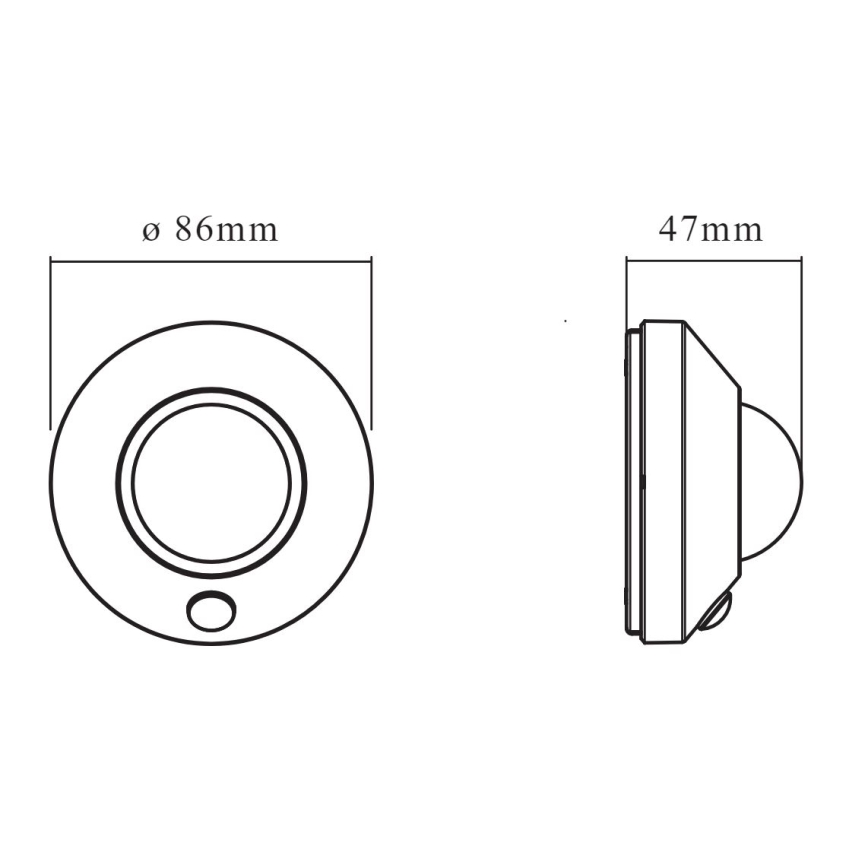 Osram - LED Orientační svítidlo se senzorem NIGHTLUX LED/2W/3xAA bílá