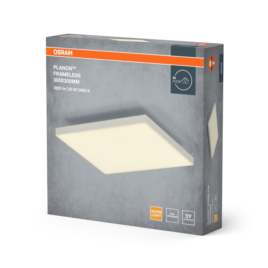 Osram - LED Panel přisazený PLANON LED/20W/230V 3000K 30x30 cm bílá