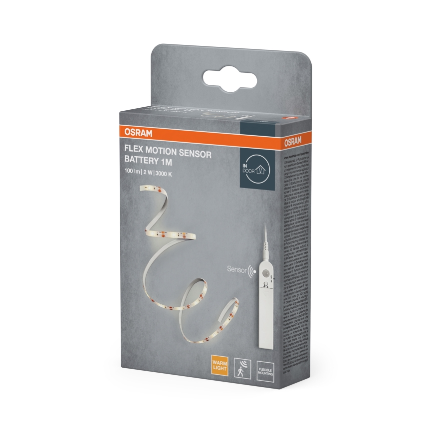 Osram - LED Pásek se senzorem pohybu FLEX 1m LED/2W/4xAA