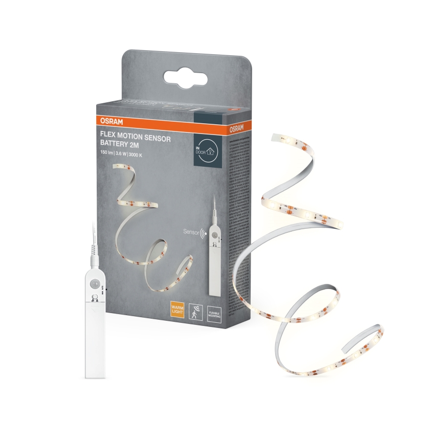 Osram - LED Pásek se senzorem pohybu FLEX 2m LED/3,6W/4xAA