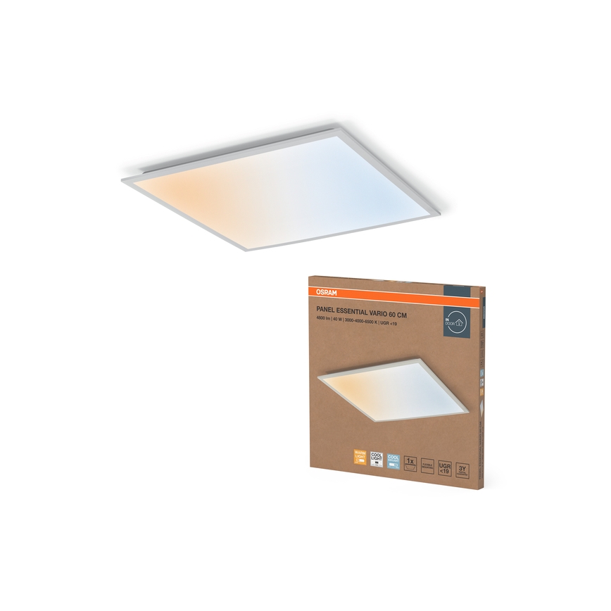 Osram - LED Podhledový panel ESSENTIAL LED/40W/230V 3000/4000/6500K 60x60 cm UGR19