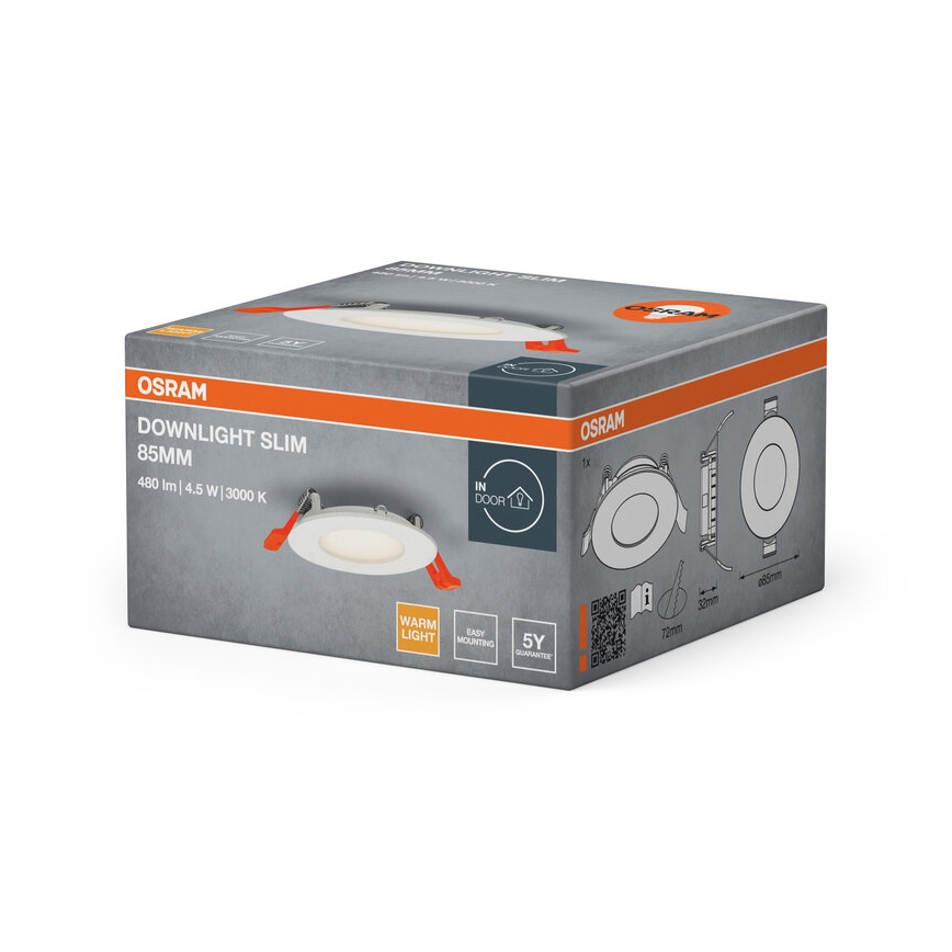 Osram - LED Podhledové svítidlo SLIM LED/4,5W/230V 3000K