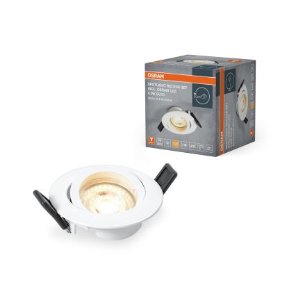 Osram - LED Podhledové svítidlo SPOT 1xGU10/4,3W/230V 2700K CRI 90 bílá