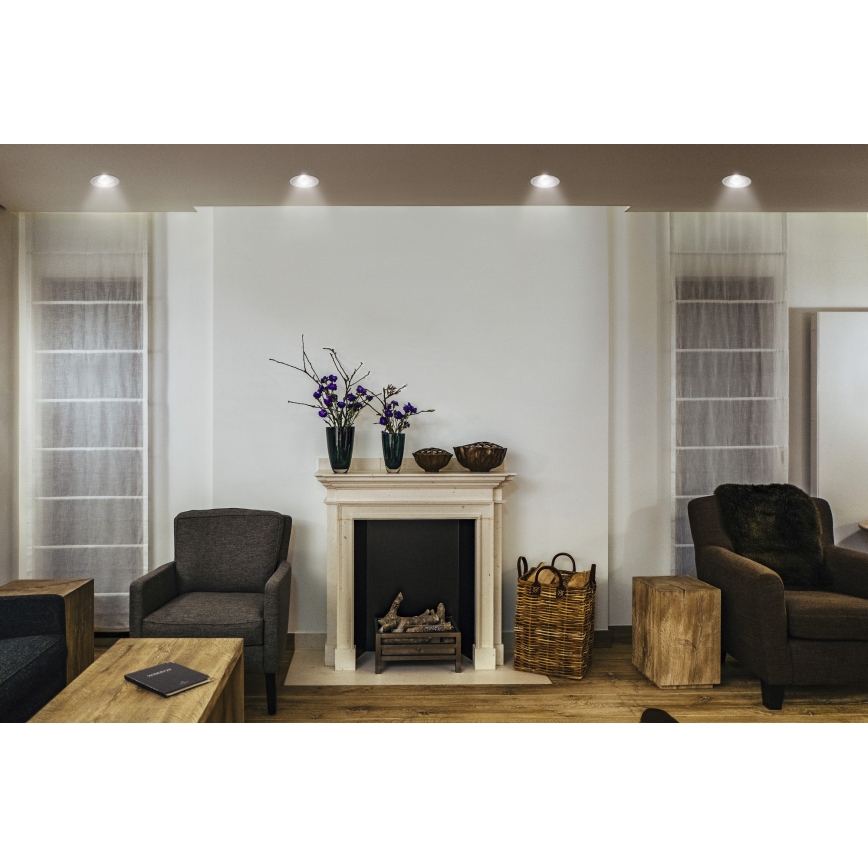 Osram - LED Podhledové svítidlo SPOT TWIST LED/10W/230V 4000K pr. 9,3 cm bílá/stříbrná