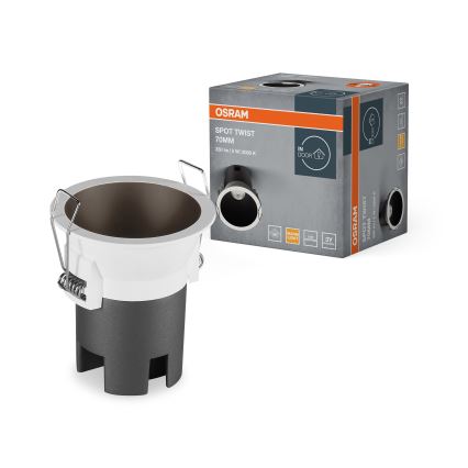 Osram - LED Podhledové svítidlo SPOT TWIST LED/5W/230V 3000K pr. 7 cm bílá/černá