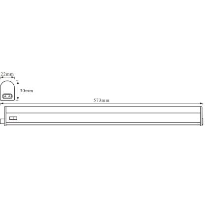 Osram - LED Podlinkové svítidlo BATTEN LED/8W/230V 4000K 57,3 cm