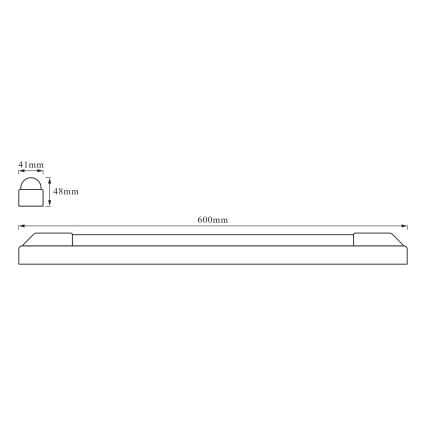 Osram - LED Podlinkové svítidlo POWER BATTEN LED/12W/230V 4000K 60 cm bílá