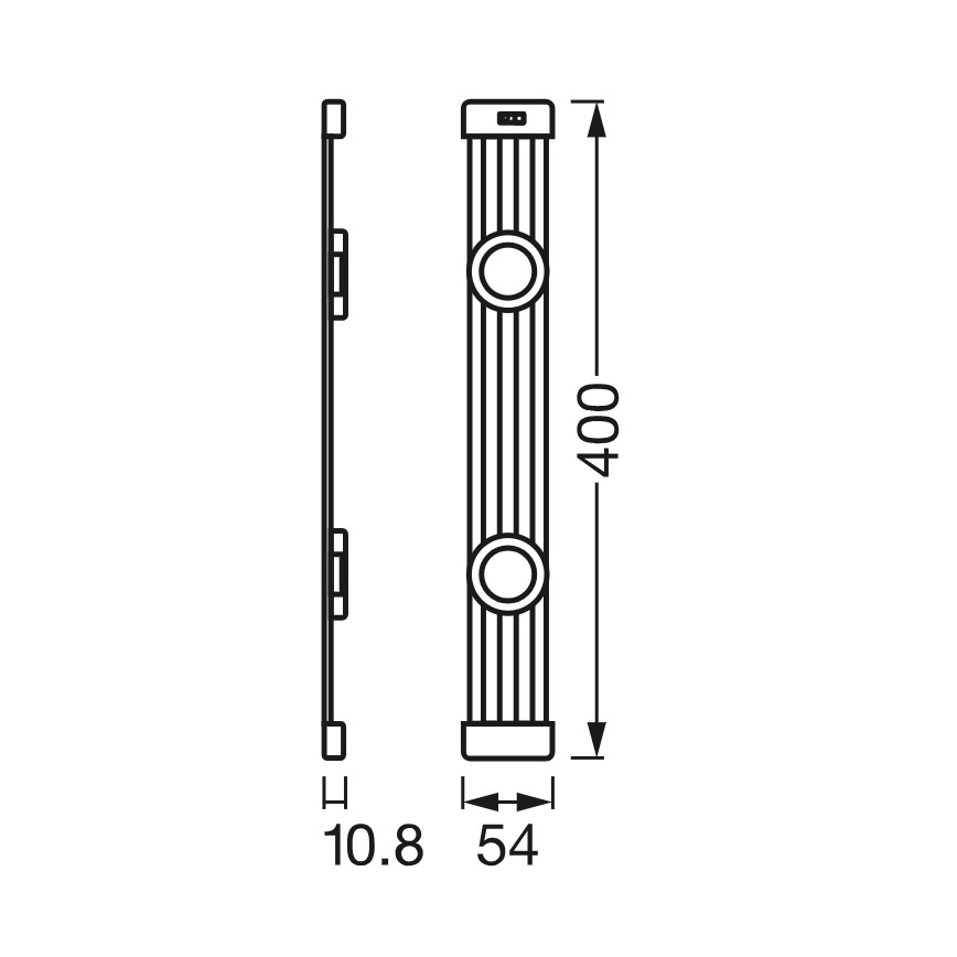 Osram - LED Stmívatelné podlinkové svítidlo se senzorem pohybu LINEAR MAGNET LED/7W/230V 4000K 40 cm bílá