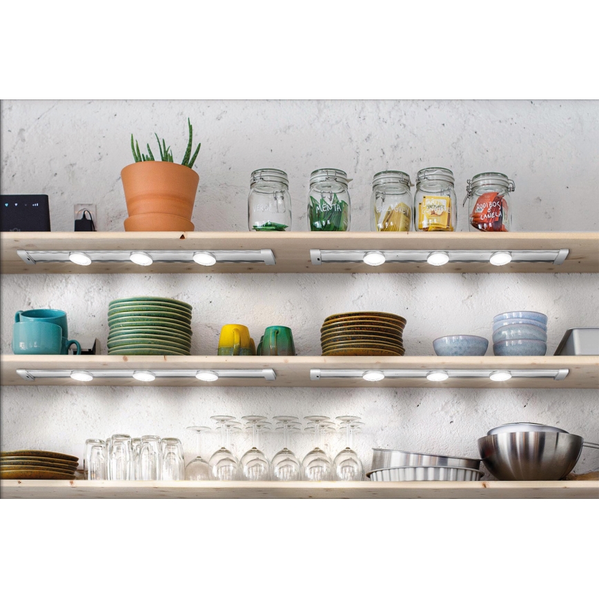 Osram - LED Stmívatelné podlinkové svítidlo se senzorem pohybu LINEAR MAGNET LED/9,5W/230V 4000K 60 cm bílá