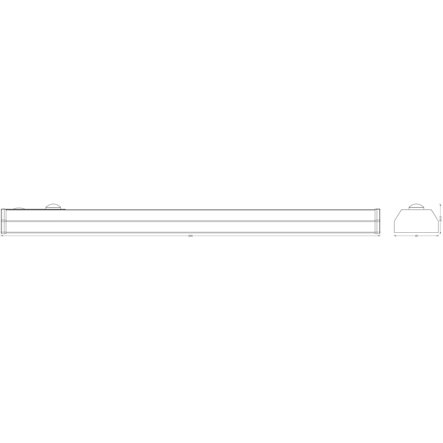 Osram - LED Podlinkové svítidlo se senzorem MOBILE LED/1W/3,7V 500 mAh 20 cm