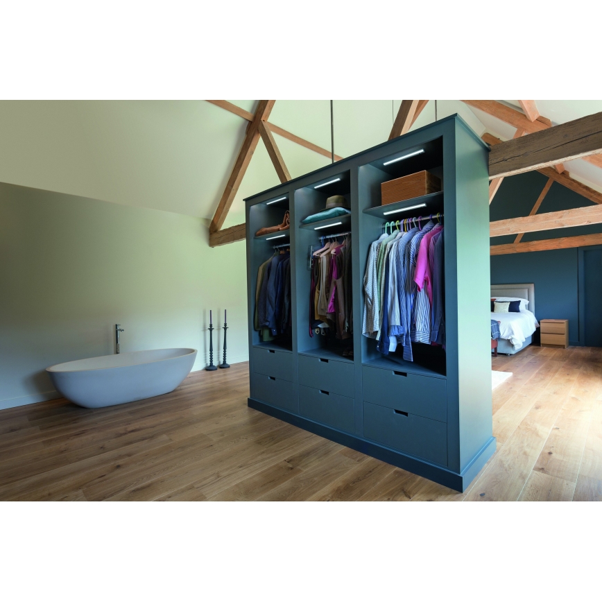 Osram - LED Podlinkové svítidlo se senzorem pohybu a soumraku MOBILE LED/1W/5V 500 mAh 20 cm bílá