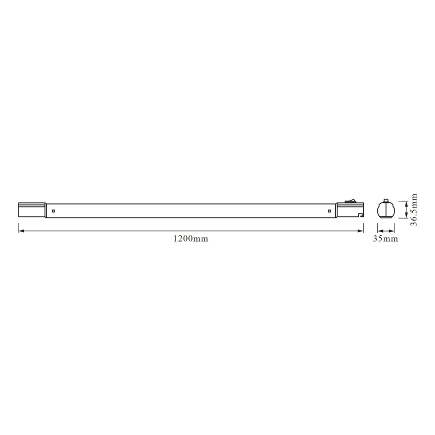 Osram - LED Podlinkové svítidlo TUBEKIT LED/19W/230V 4000K 120 cm bílá