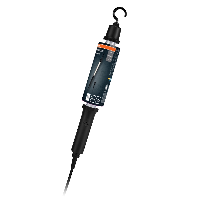 Osram - LED Přenosná lampa do zásuvky HANDLAMP LED/8W/230V 4000K IP54 černá