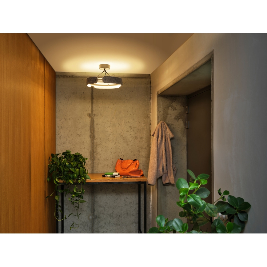 Osram - LED Přisazený lustr DECOR CURVE LED/33W/230V pr. 43 cm antracit