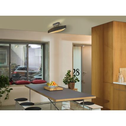 Osram - LED Přisazený lustr DECOR FLAT LED/23W/230V šedá