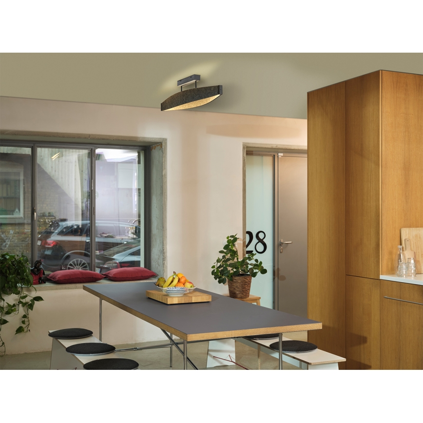 Osram - LED Přisazený lustr DECOR FLAT LED/23W/230V šedá