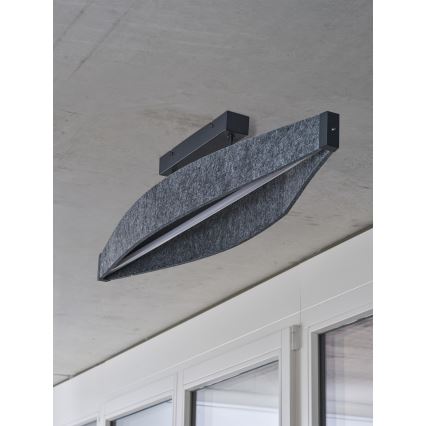 Osram - LED Přisazený lustr DECOR FLAT LED/23W/230V šedá