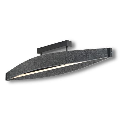 Osram - LED Přisazený lustr DECOR FLAT LED/23W/230V šedá