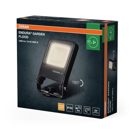 Osram - LED Reflektor ENDURA LED/10W/230V 3000K IP65 antracit