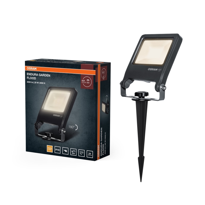Osram - LED Reflektor ENDURA LED/20W/230V 3000K IP65 antracit