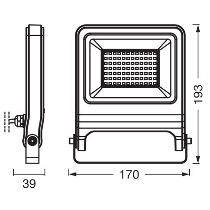 Osram - LED Reflektor ENDURA LED/50W/230V 4000K IP65