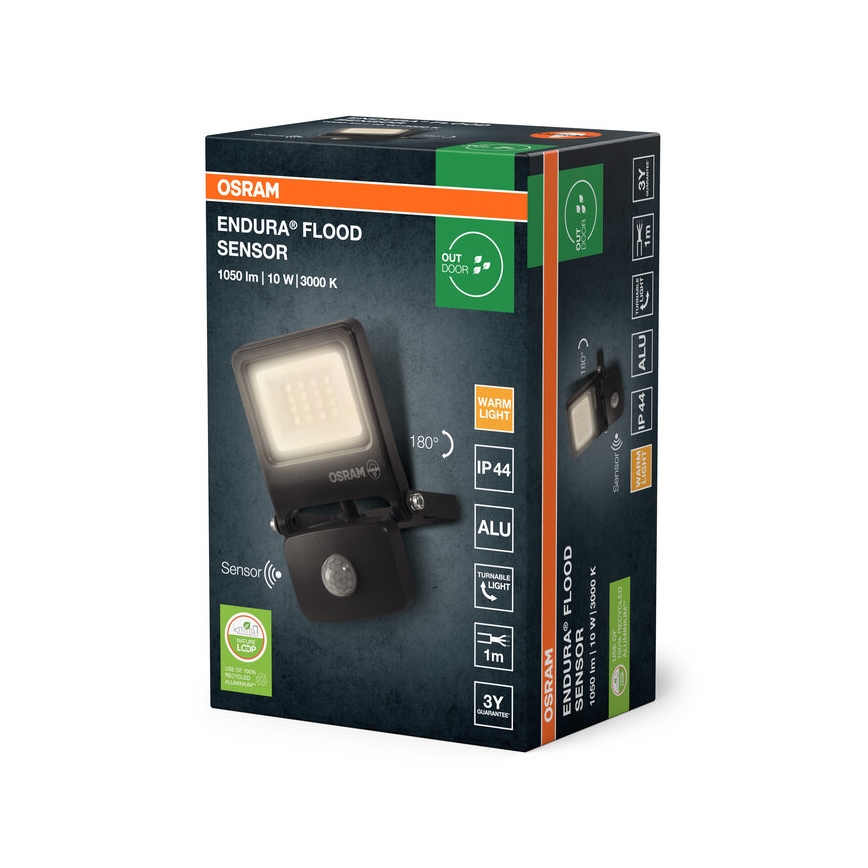Osram - LED Reflektor se senzorem ENDURA LED/10W/230V 3000K IP44
