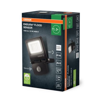 Osram - LED Reflektor se senzorem ENDURA LED/10W/230V 4000K IP44
