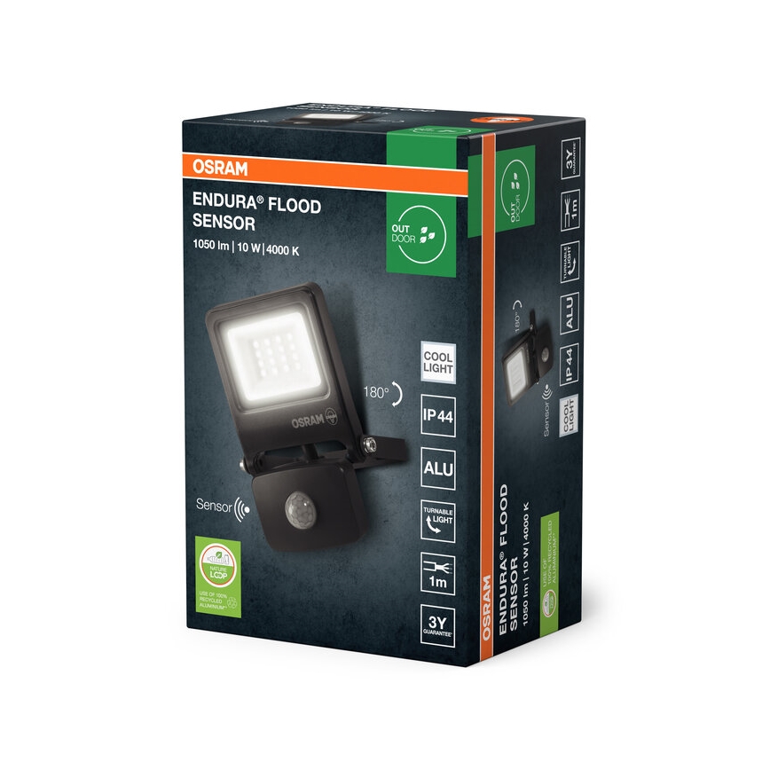Osram - LED Reflektor se senzorem ENDURA LED/10W/230V 4000K IP44