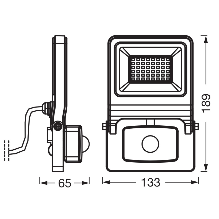 Osram - LED Reflektor se senzorem ENDURA LED/30W/230V 3000K IP44