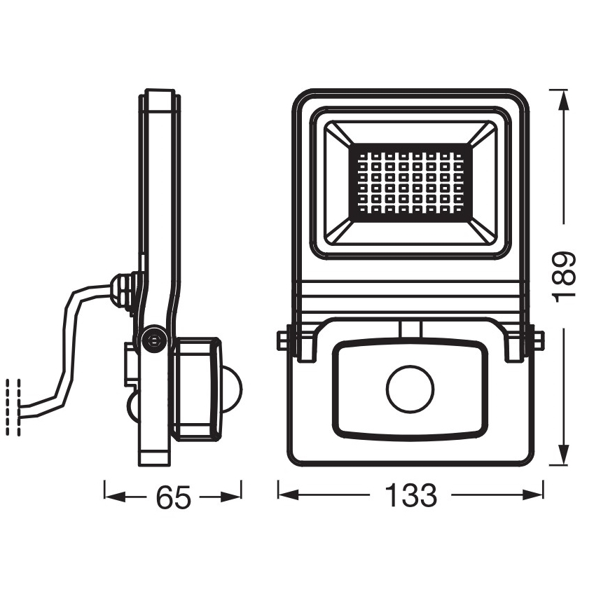 Osram - LED Reflektor se senzorem ENDURA LED/30W/230V 3000K IP44