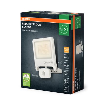 Osram - LED Reflektor se senzorem ENDURA LED/50W/230V 3000K IP44