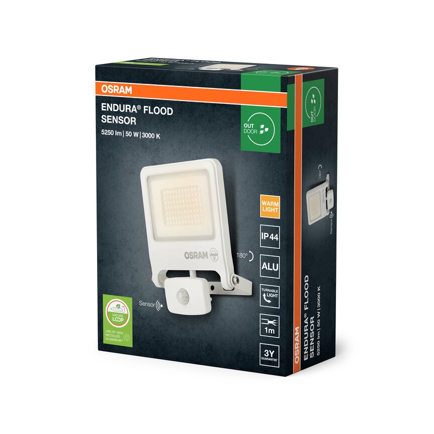 Osram - LED Reflektor se senzorem ENDURA LED/50W/230V 3000K IP44